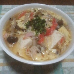 豆腐とたまごの中華スープ